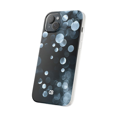 Black Lite Phone Case for iPhone - Silver Orbit Glow