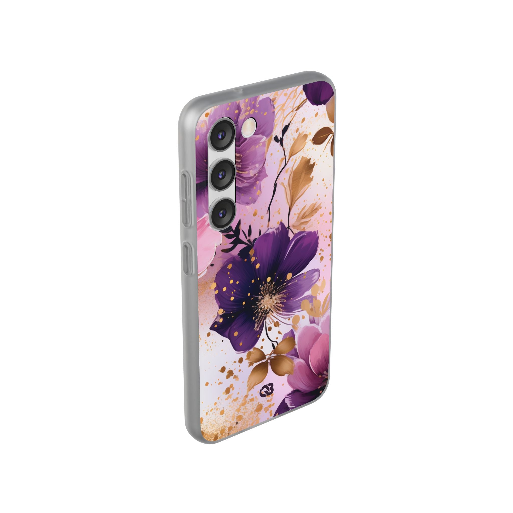 Gilded Violet Bloom · Soft Phone Case for Samsung