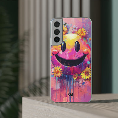 Vivid Grin Graffiti · Soft Phone Case for Samsung