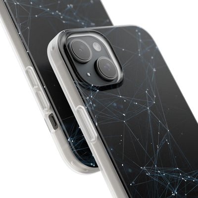Black Lite Phone Case for iPhone - Arctic Neural Mesh