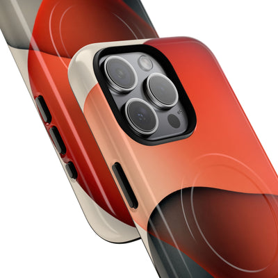Translucent Crimson Form · Tough 2.0 Magnetic Phone Case for iPhone · Red