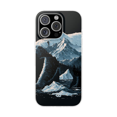 Nordic Arctic Bear · Lite Phone Case for iPhone ·  Black