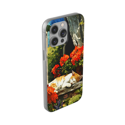 Sleeping Ginger Bloom · Soft Hoesje voor iPhone