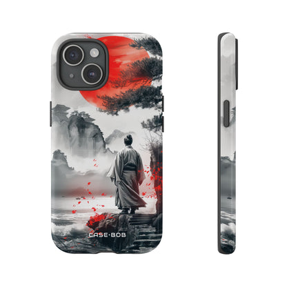 Sunlit Sentinel iPhone 15 Case - Tough