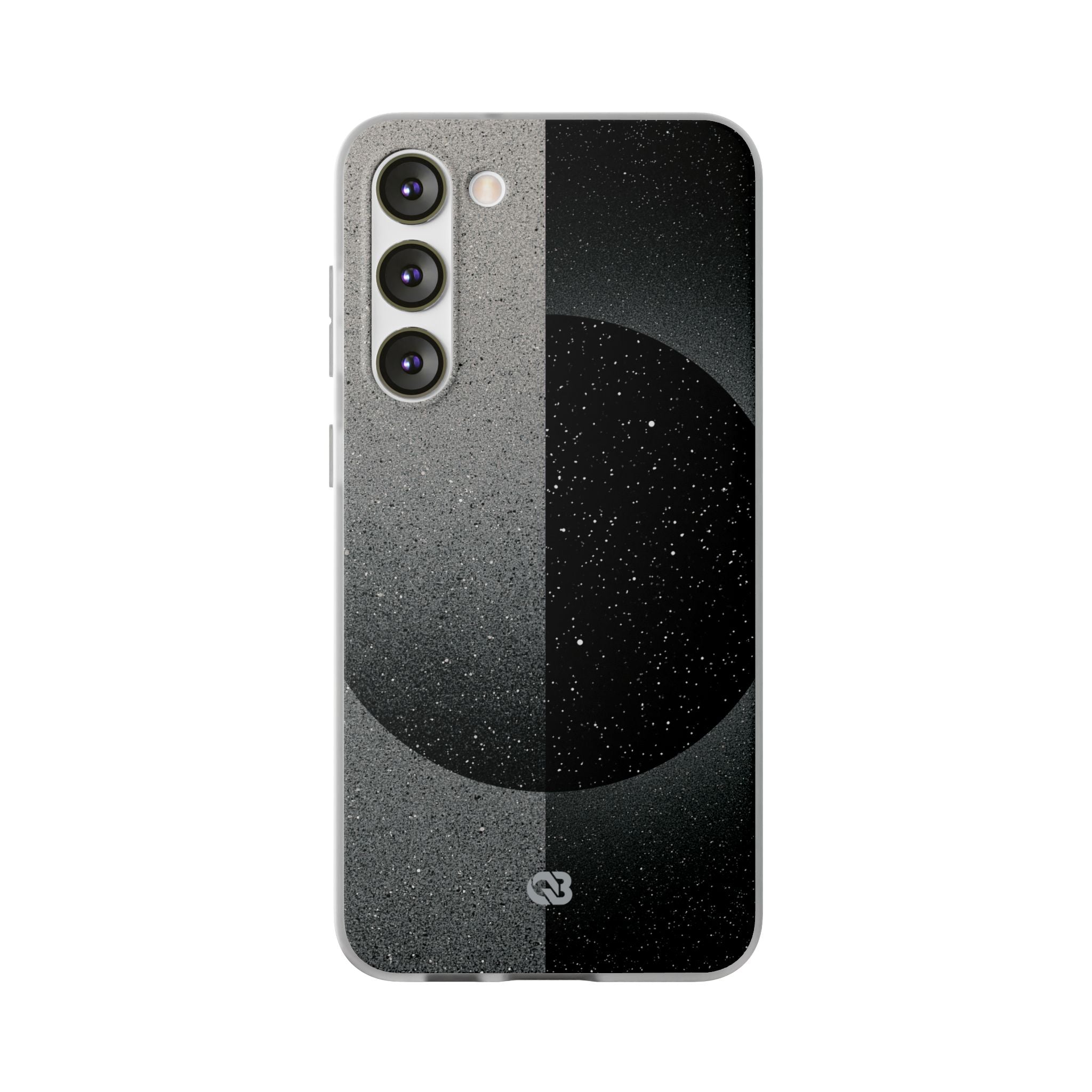 Black Lite Phone Case for Samsung - Lunar Static Orbit
