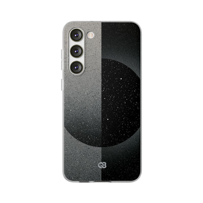 Black Lite Phone Case for Samsung - Lunar Static Orbit