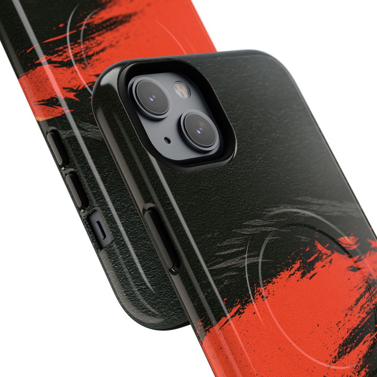 Crimson Raptor Noir · Tough 2.0 Magnetic Phone Case for iPhone · Black