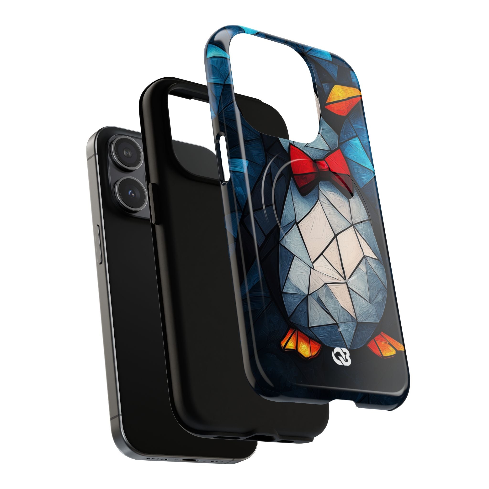 Mosaic Bowtie Penguin · Tough+ Phone Case for iPhone · Magsafe