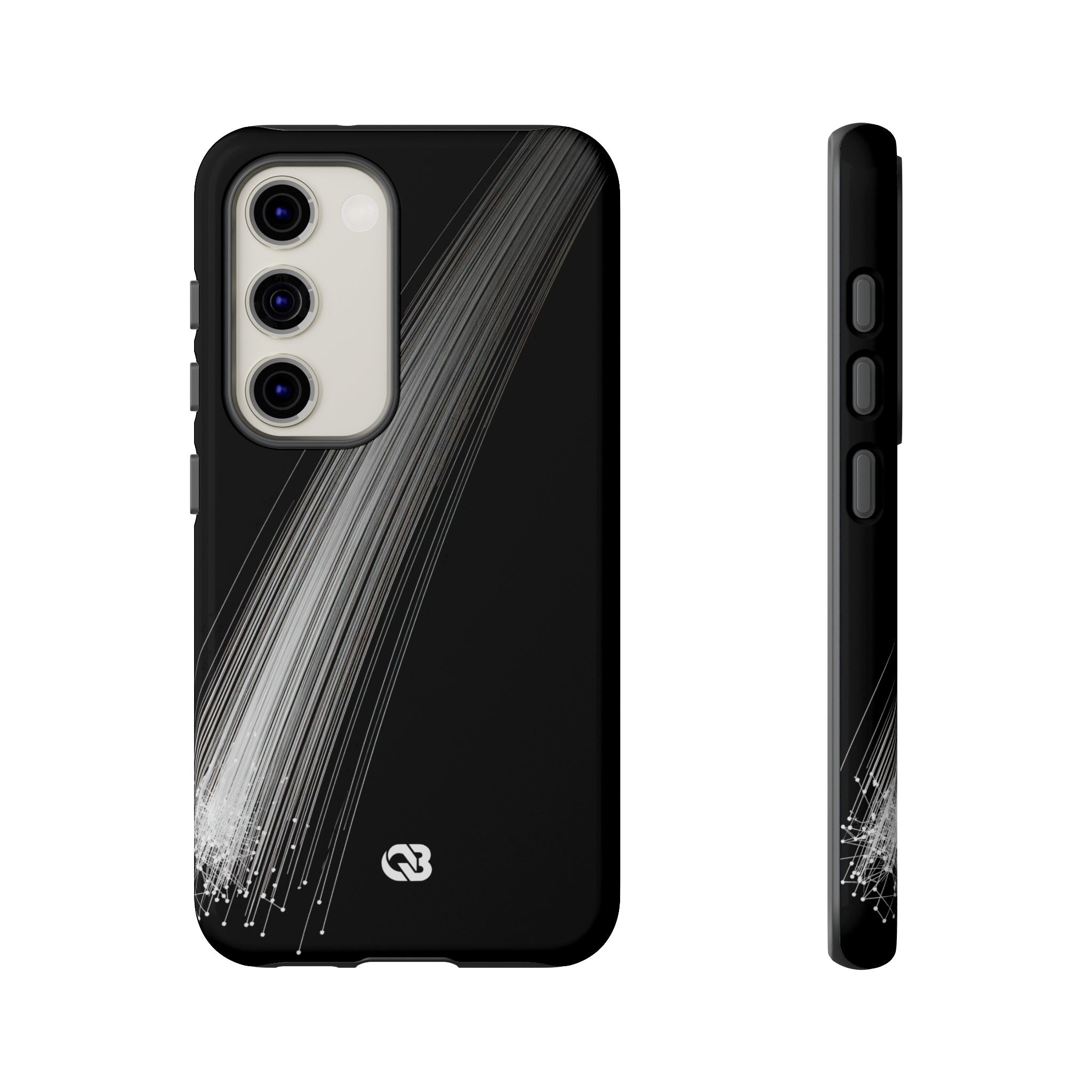Black Tough Phone Case for Samsung - Linear Velocity Beam