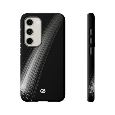 Black Tough Phone Case for Samsung - Linear Velocity Beam