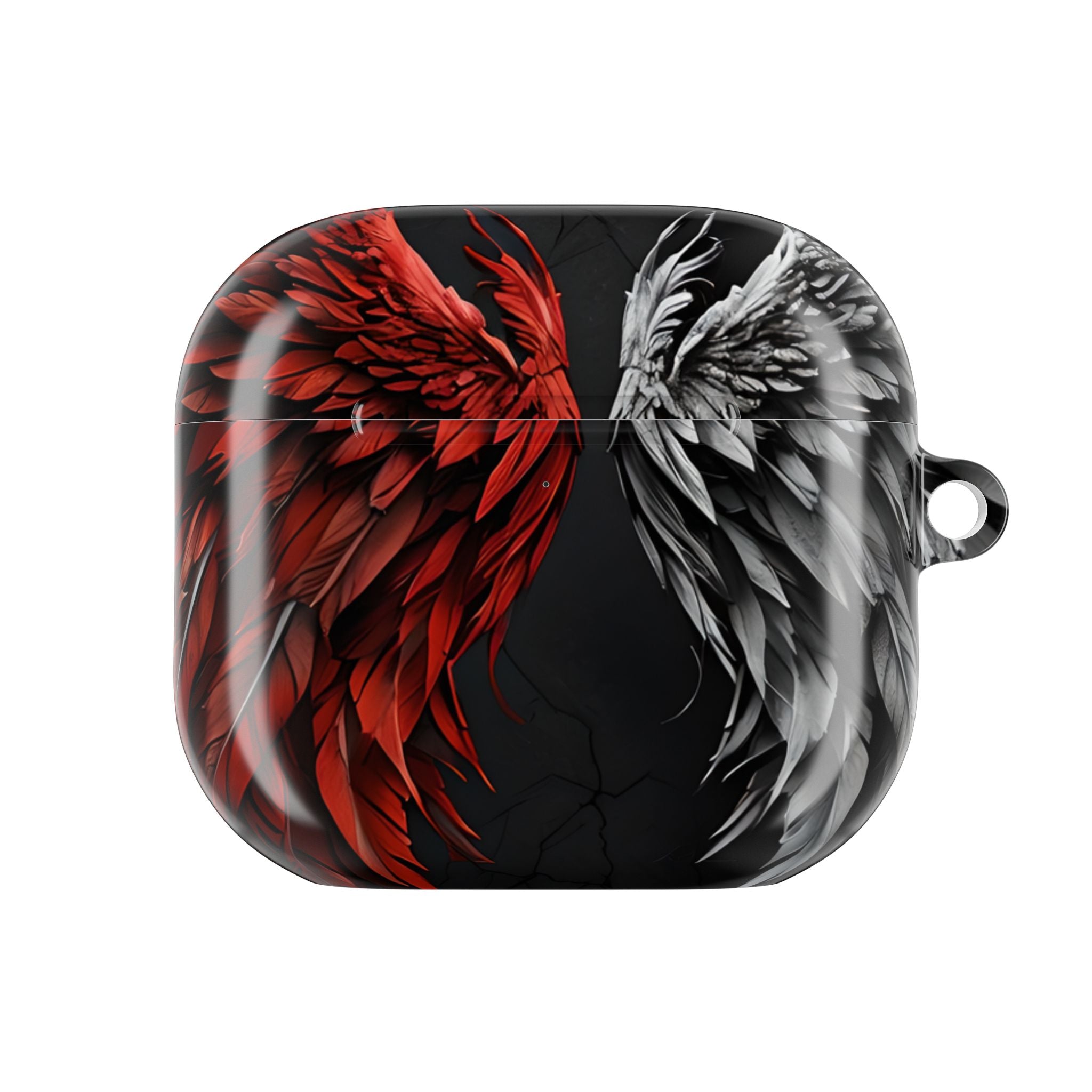 Crimson Silver Wings - AirPods Case