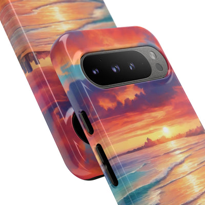 Crimson Shore Horizon · Tough Phone Case for Google Pixel