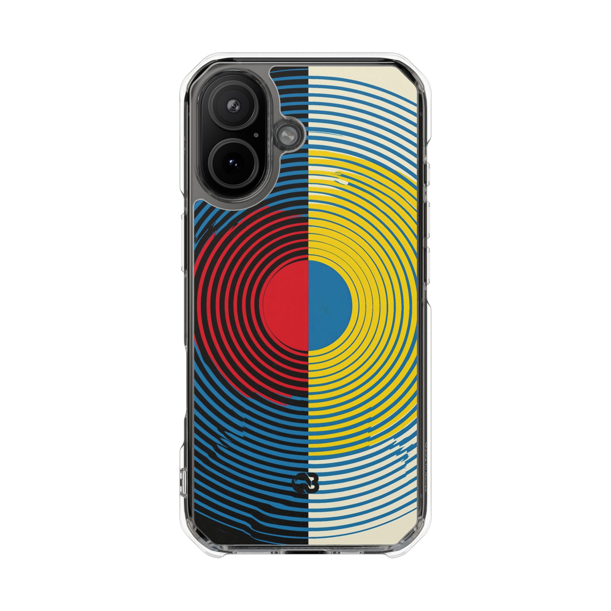 Blue Impact MagSafe Phone Case for iPhone - Primary Circuit Orbit
