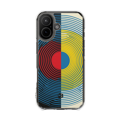 Blue Impact MagSafe Phone Case for iPhone - Primary Circuit Orbit