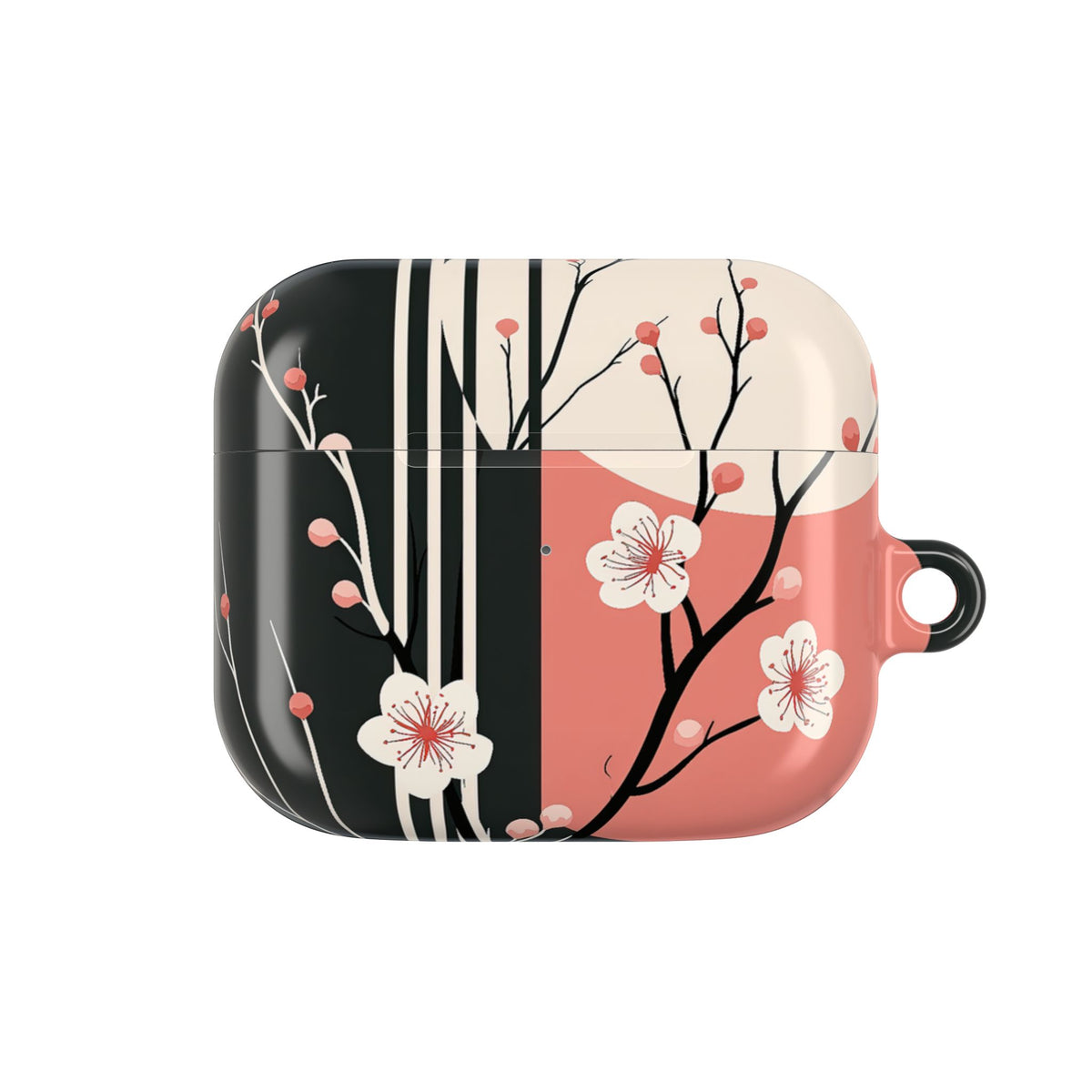 Nocturne Sakura Branch · Hard Case for AirPods & AirPods Pro · Black