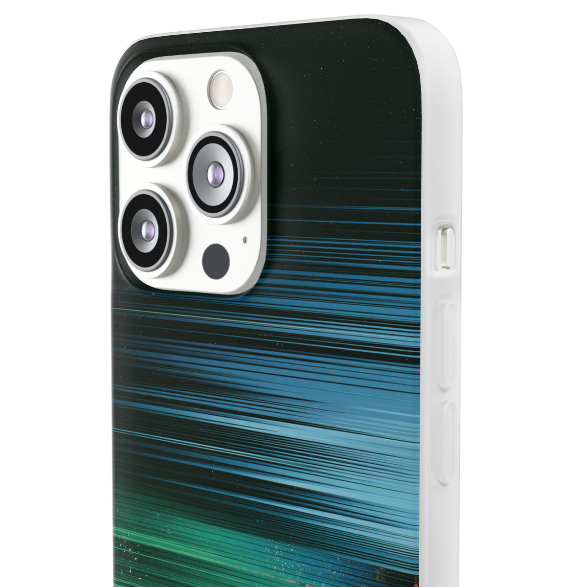 Digital Shoreline Drift · Lite Phone Case for iPhone ·  Teal