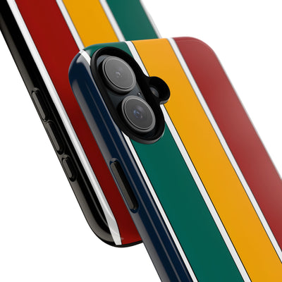 Retro Racing Bars · Tough Θήκη για iPhone