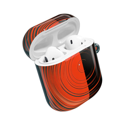 Orbital Meridian · Hard Case for AirPods & AirPods Pro · Orange