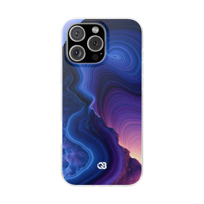 Radiant Strata · Lite Phone Case for iPhone ·  Blue