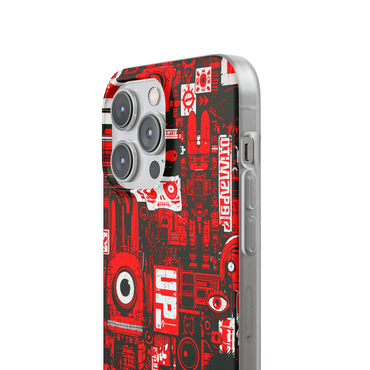 Neo Mecha Collage · Lite Phone Case for iPhone ·  Red