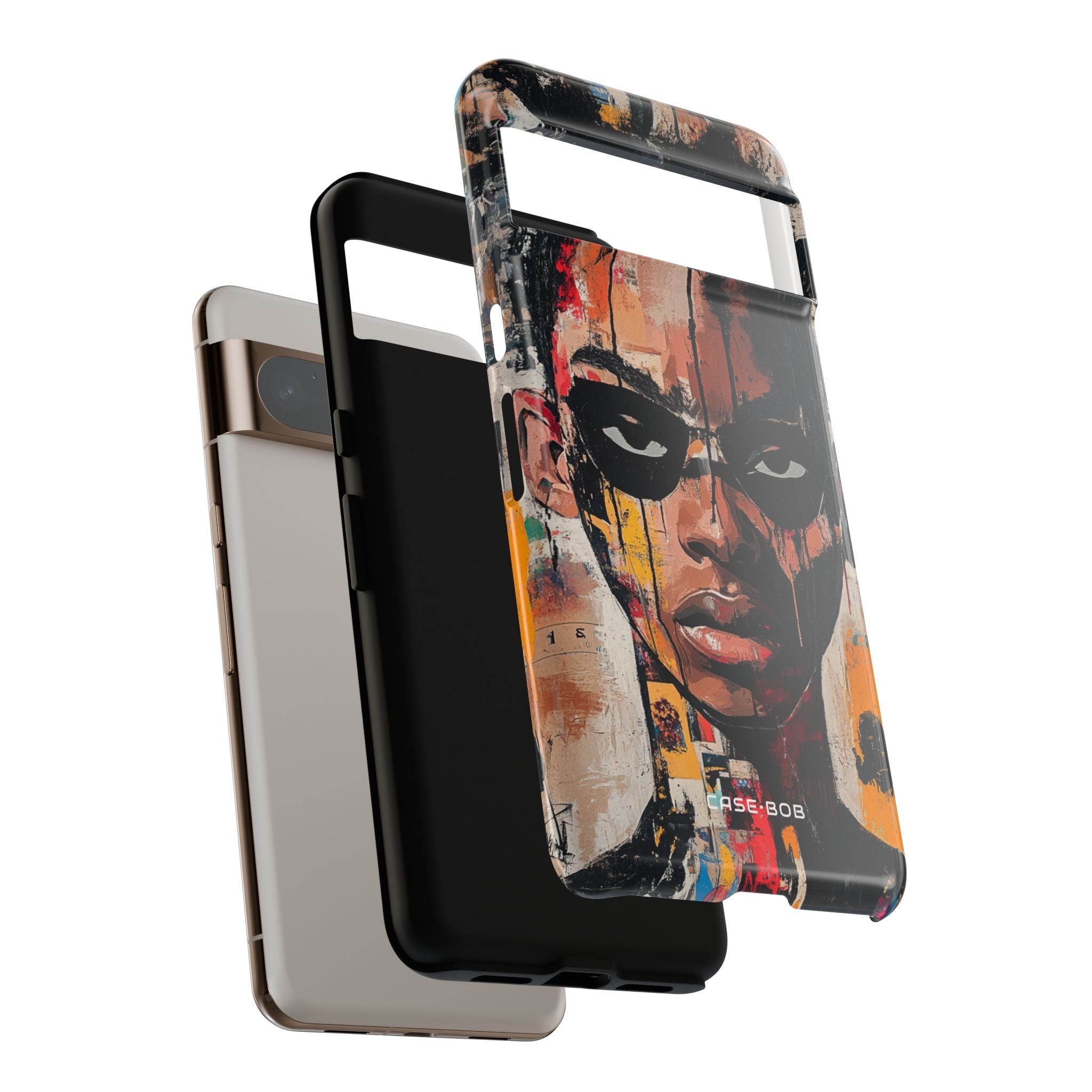 Masked Portrait Drips Google Pixel 8 Pro Case - Tough