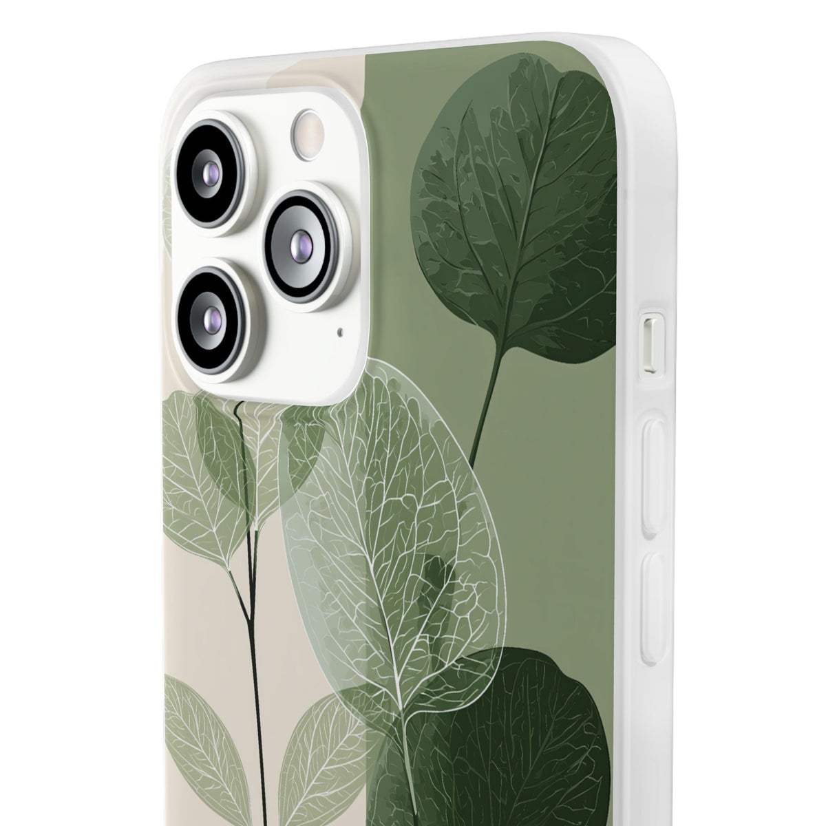 Layered Eucalyptus Study · Lite Phone Case for iPhone ·  Green