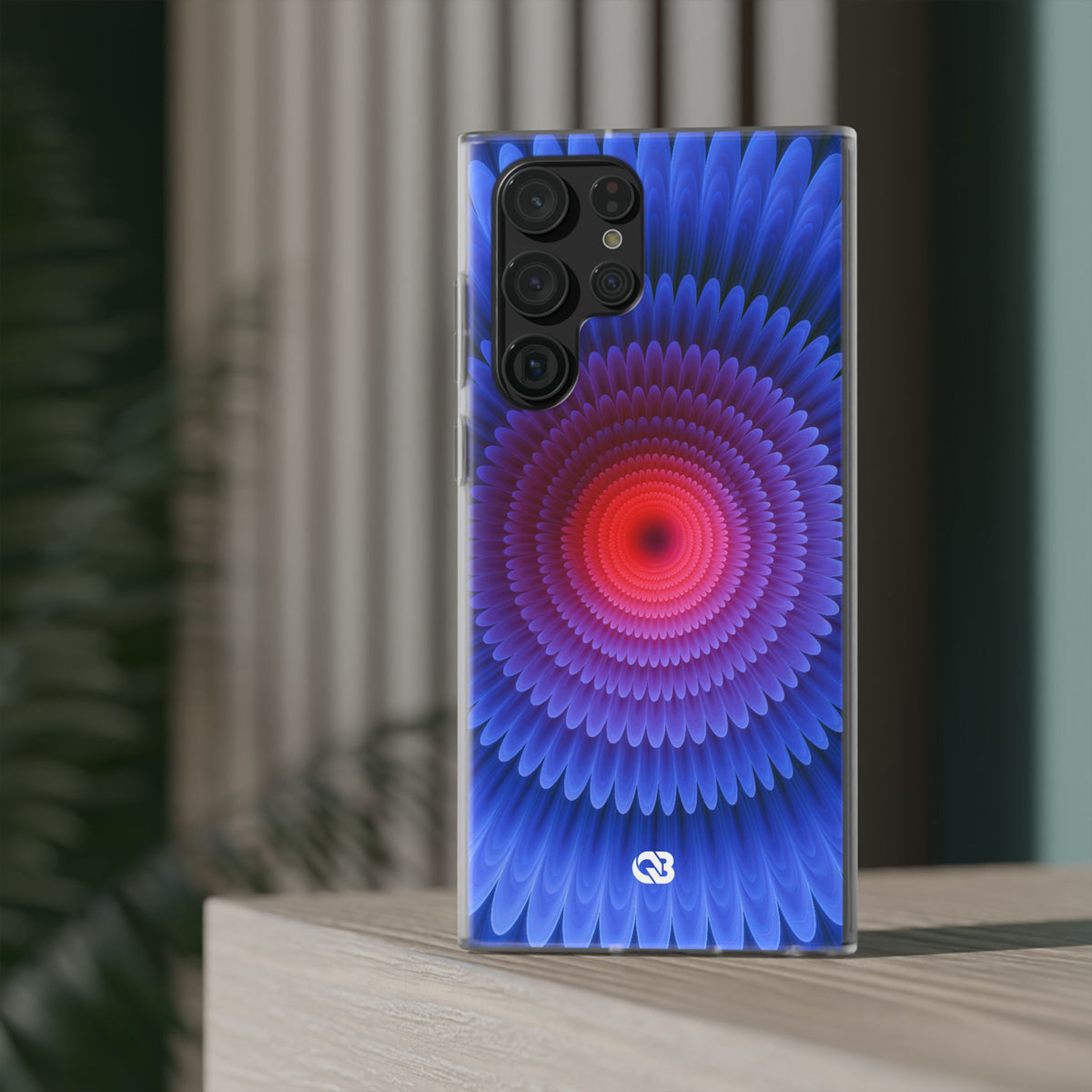 Radial Spectrum Bloom · Lite Phone Case for Samsung · Blue