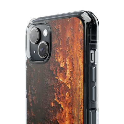 Orange Impact MagSafe Phone Case for iPhone - Oxidized Iron Crust