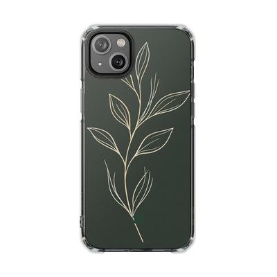 Green Impact MagSafe Phone Case for iPhone - Deep Moss Willow
