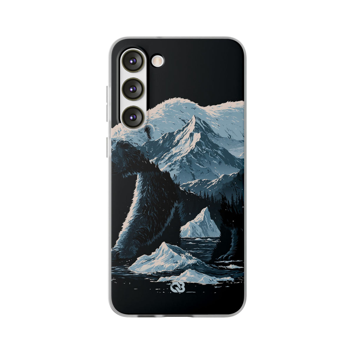 Nordic Arctic Bear · Lite Phone Case for Samsung · Black