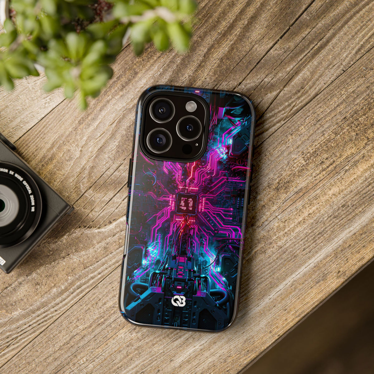 Neural Circuit Core · Tough Phone Case for iPhone · Black