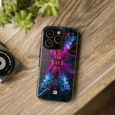 Neural Circuit Core · Tough Phone Case for iPhone · Black