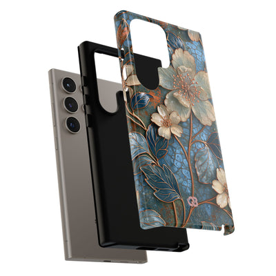 Gilded Blossom Reverie · Tough Phone Case for Samsung · Teal