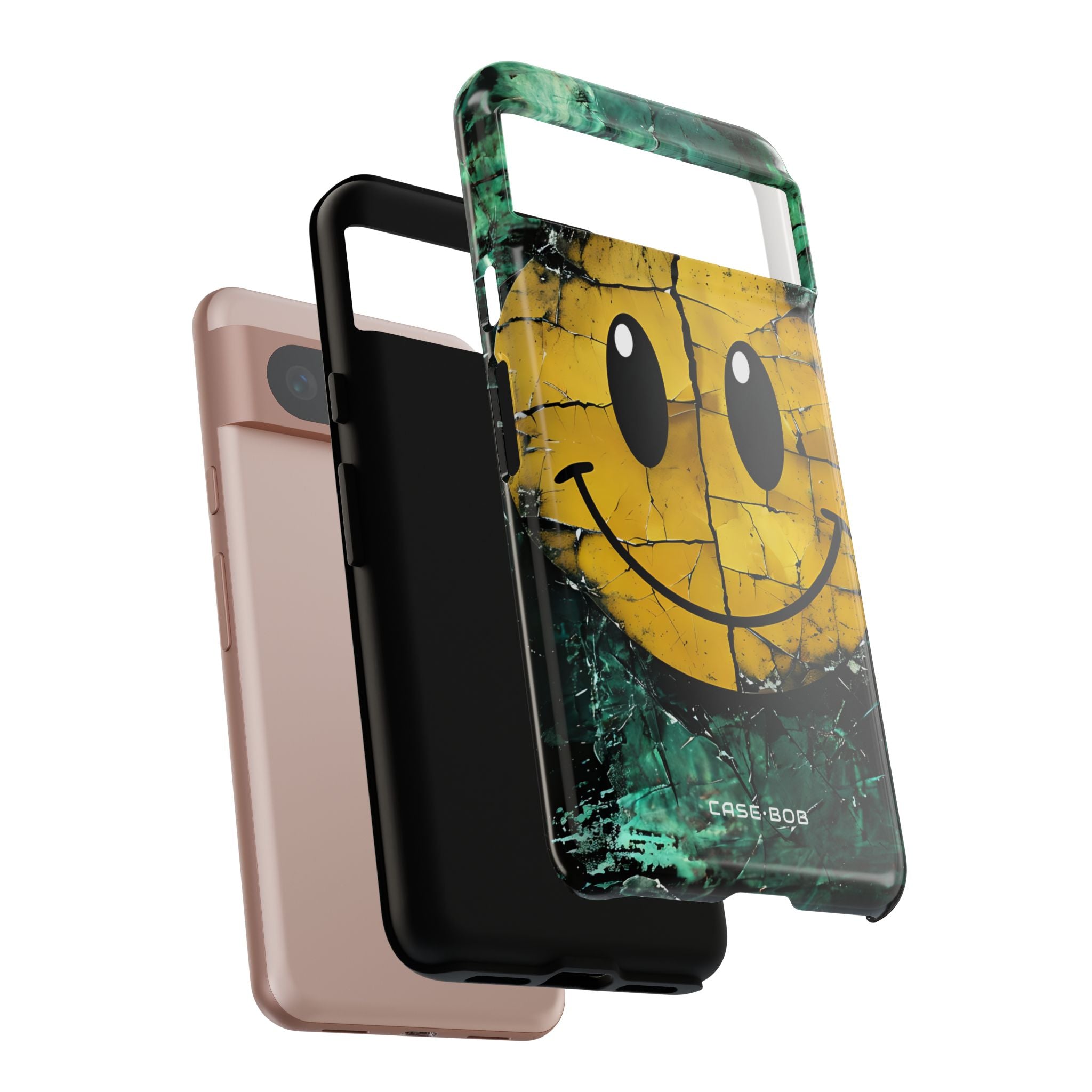 Cracked Smiley Google Pixel 8 Case - Tough