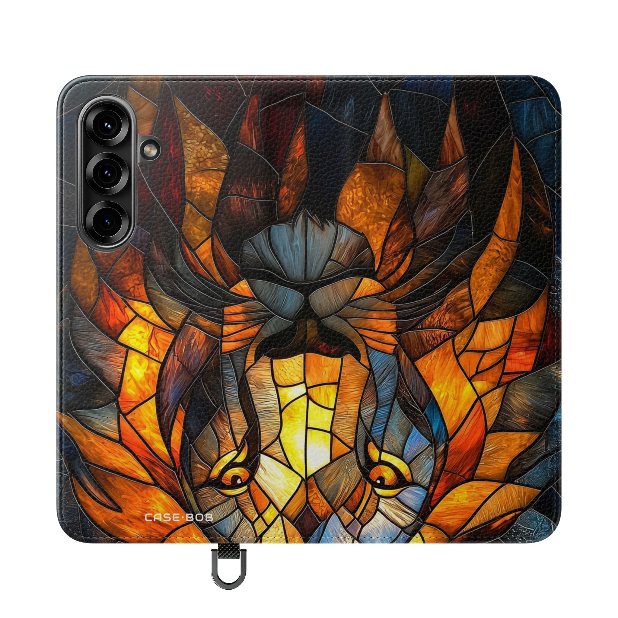 Flame Lion - Samsung S25 Case - Wallet