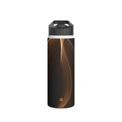 Amber Contour Flow · Insulated Water Bottle · Black