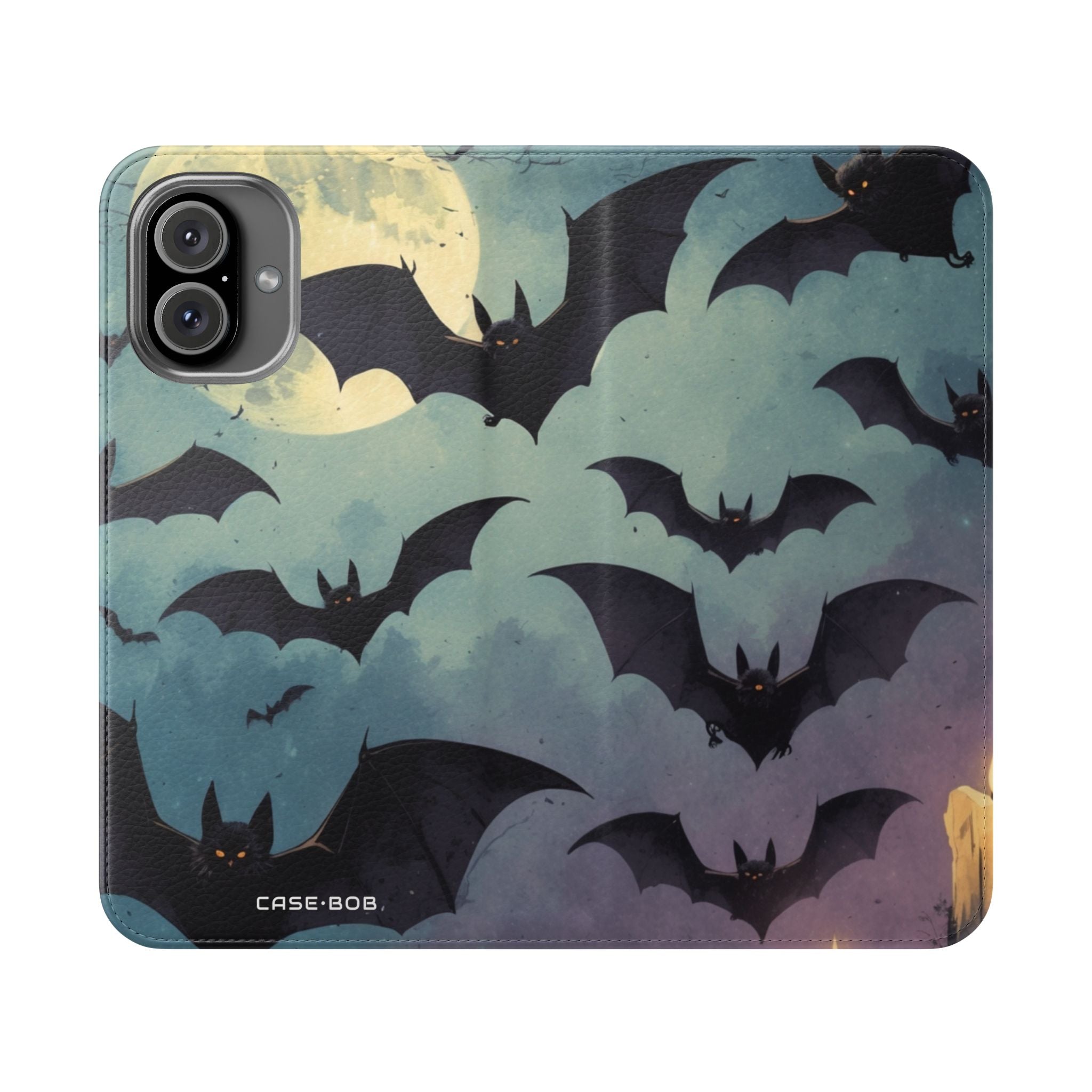 Glowing Bat Wings - iPhone 16 Plus Case - Wallet
