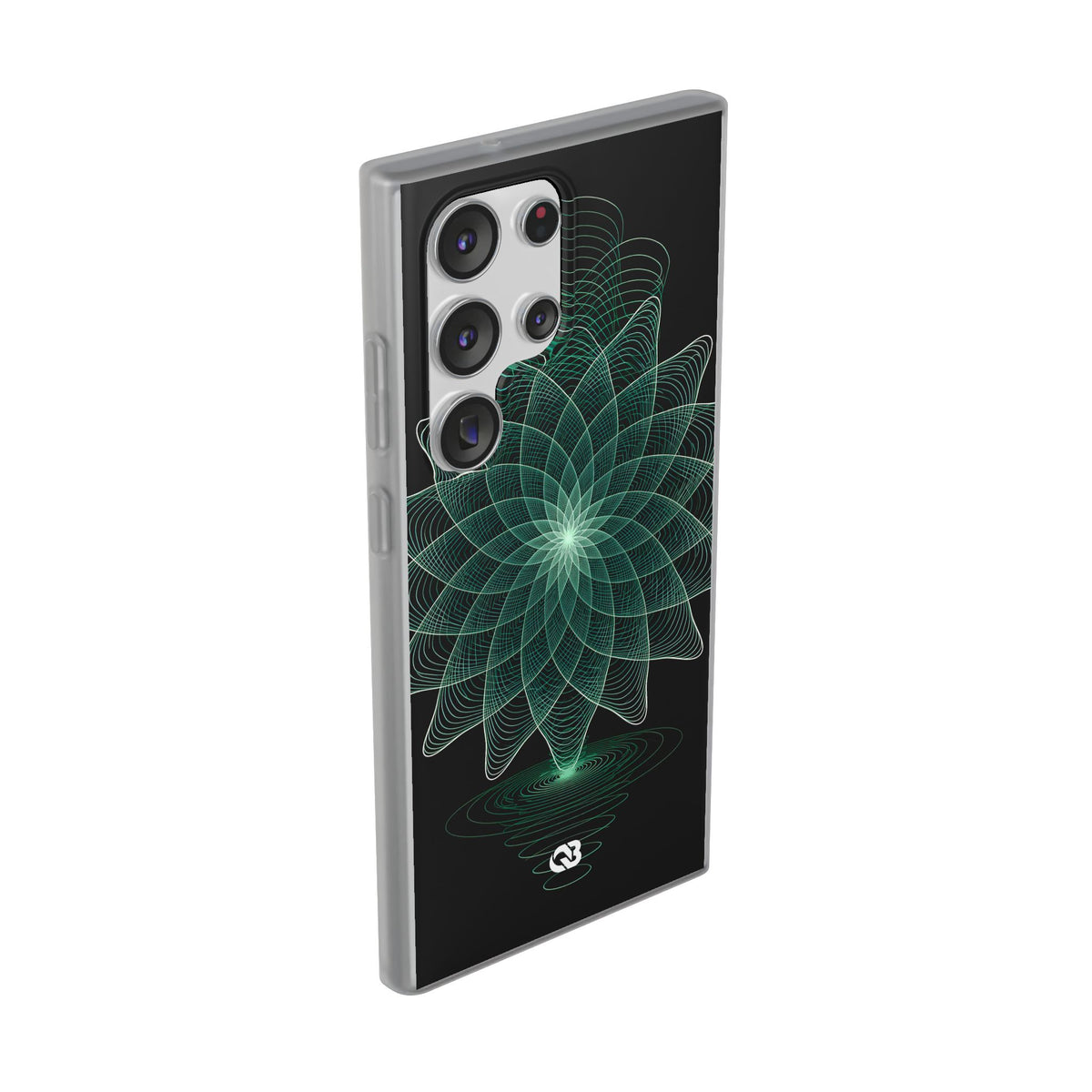 Verdant Harmonic Bloom · Lite Phone Case for Samsung · Black