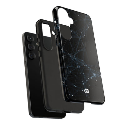 Black Tough Phone Case for Samsung - Arctic Neural Mesh