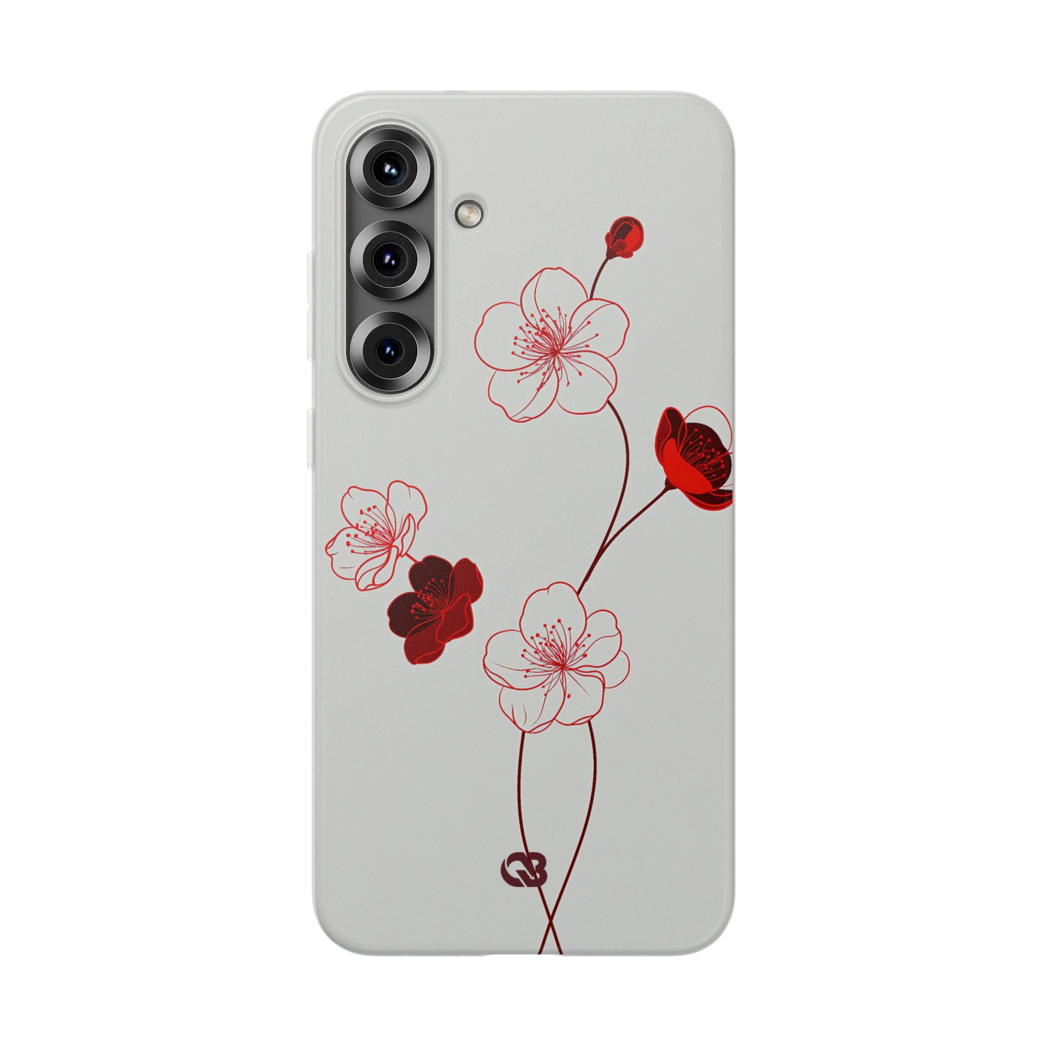 Red Lite Phone Case for Samsung - Kyoto Ember Bloom