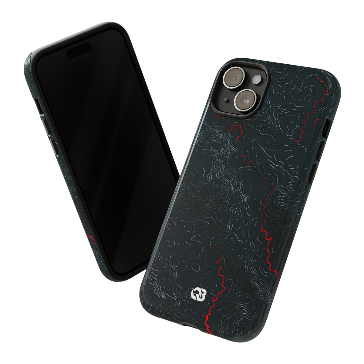 Crimson Rift · Tough Phone Case for iPhone · Black