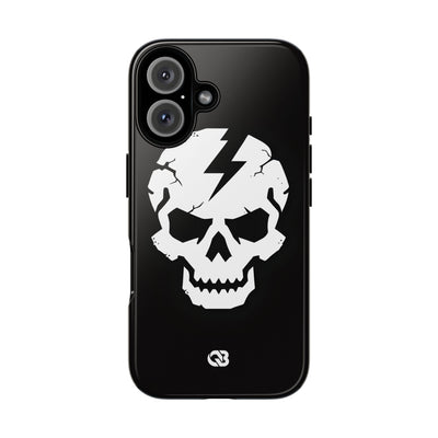 Shattered Bolt Skull · Tough Phone Case for iPhone