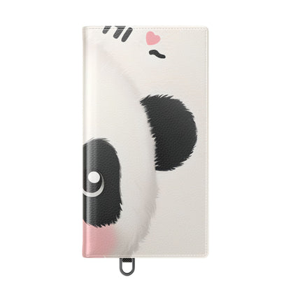 Peeking Panda Blush - Samsung S24 Ultra Case - Wallet