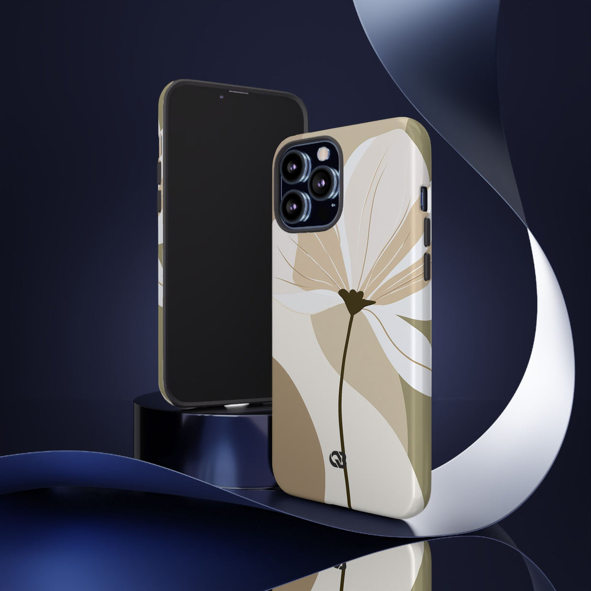 Soft Petal Bloom · Tough Phone Case for iPhone · Beige