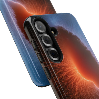 Thermal Aura Pulse · Tough Phone Case for Samsung · Blue