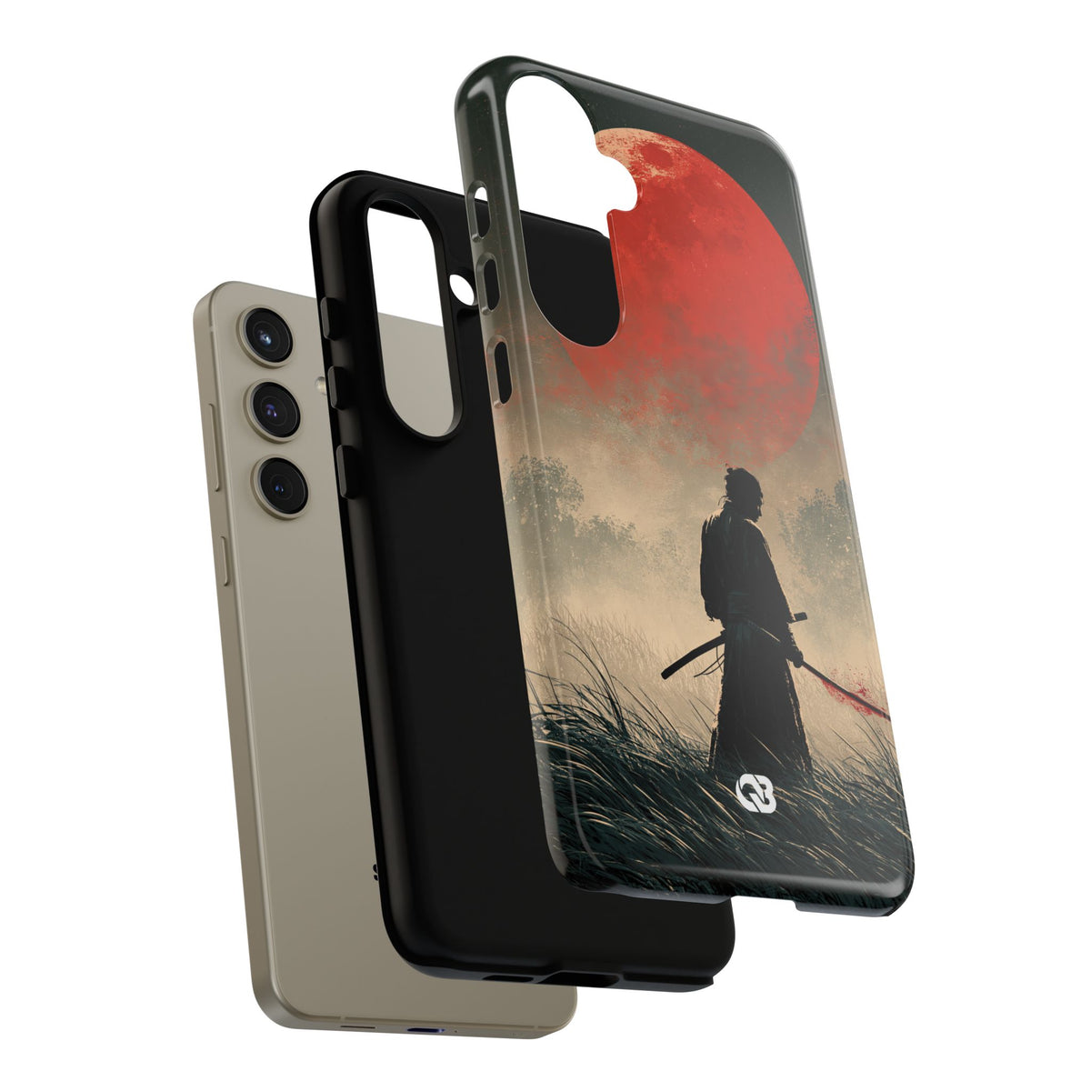 Crimson Moon Ronin · Tough Phone Case for Samsung · Red