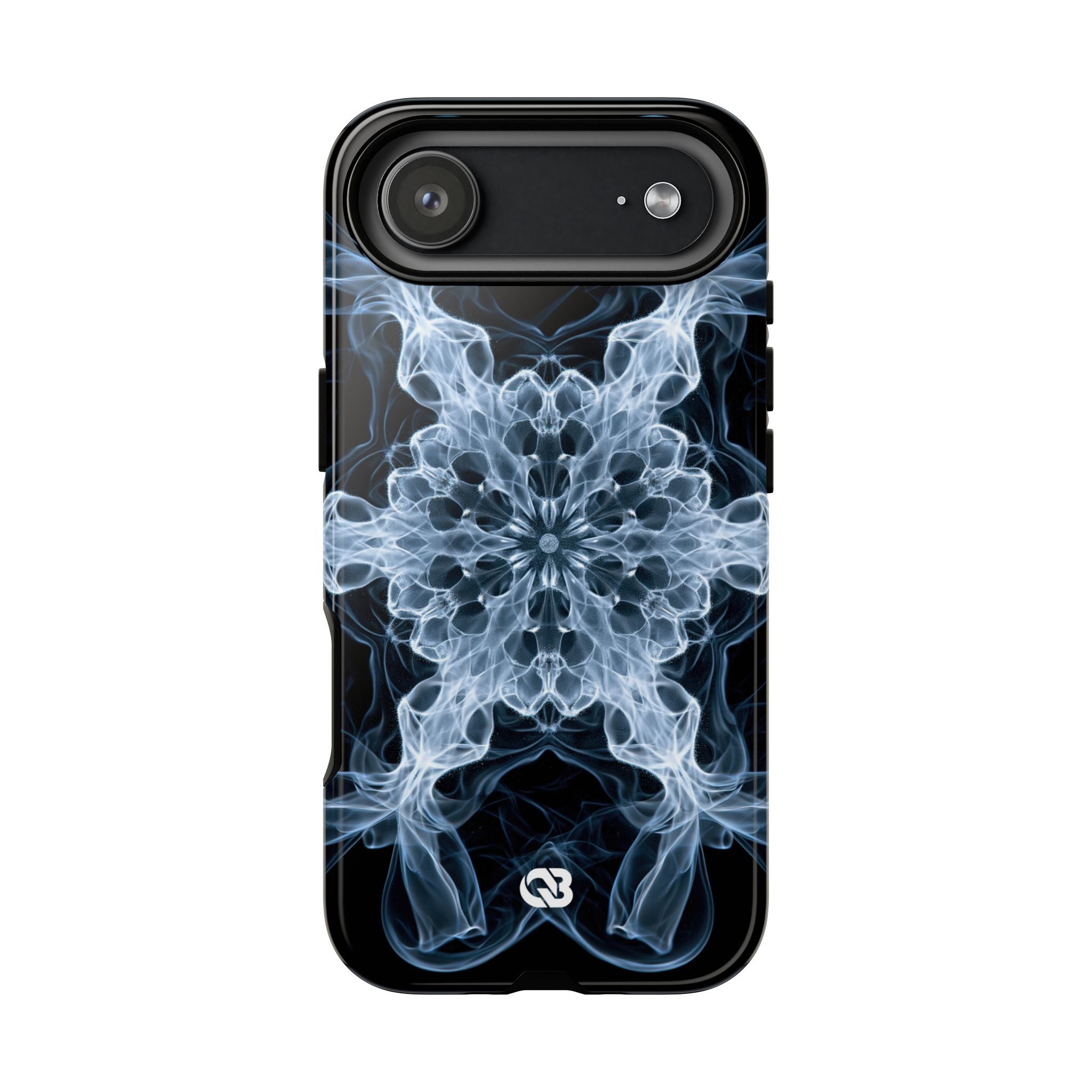 Blue Tough Phone Case for iPhone - Glacial Smoke Crown