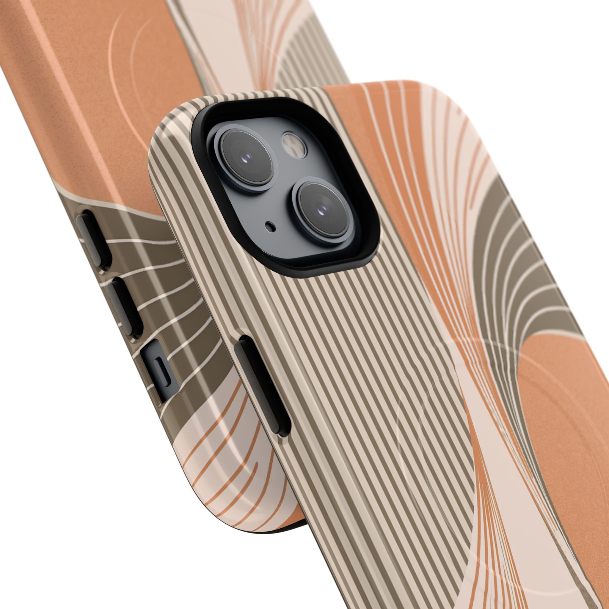 Orange Tough 2.0 Magsafe Phone Case for iPhone - Desert Arc Horizon