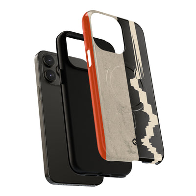 Orange Tough 2.0 Magsafe Phone Case for iPhone - Orange Monolith Rift