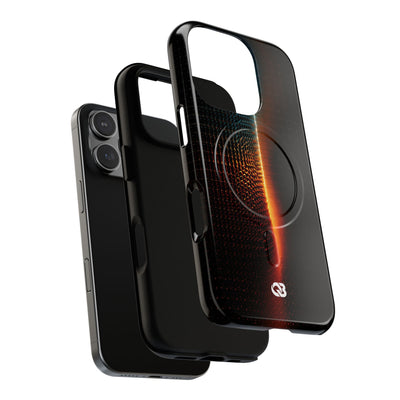 Luminous Refraction Grid · Tough 2.0 Magnetic Phone Case for iPhone · Black
